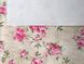 Клеенка на стол ПВХ на основе Цветы розы бежевый 1,4 х 1м (100-173), Бежевый, Бежевый