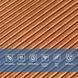 Панель 3D Bronze 700*700*4mm (D) SW-00001955, Оранжевый, Помаранчевий