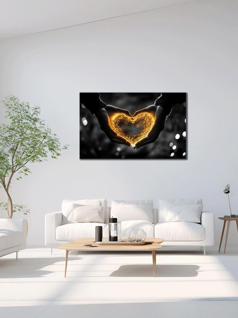 Картина на холсте МАKO " Огонь любви " 60x100 см MK10505