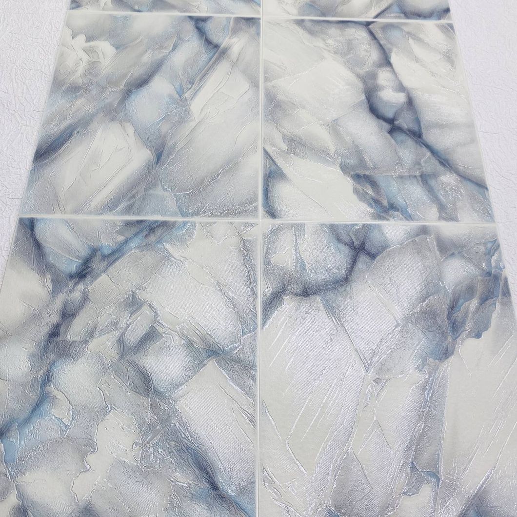 Вінілові шпалери на паперовій основі супер-мийка блакитні Слов'янські шпалери Фіра Expromt B49.4 0,53 х 10,05м (5836-03)