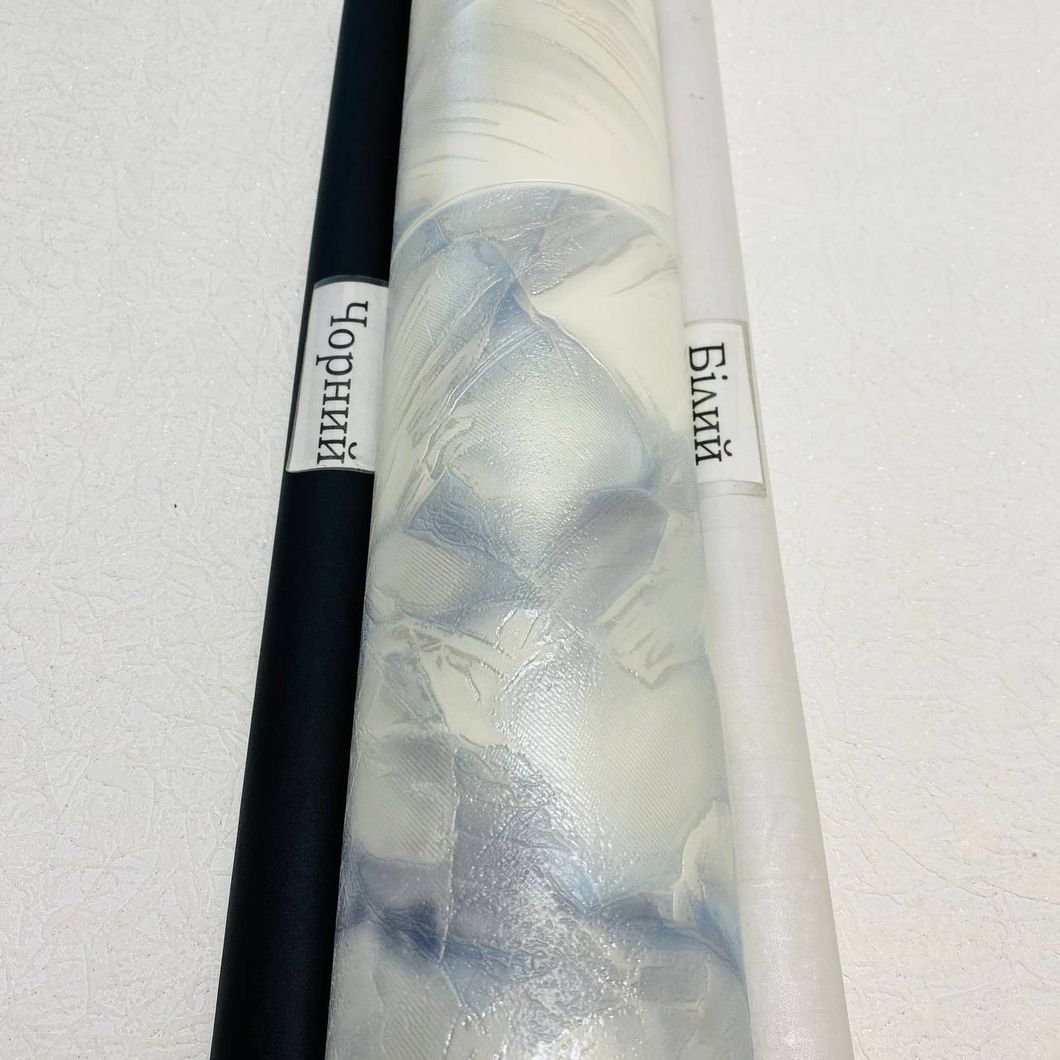 Вінілові шпалери на паперовій основі супер-мийка блакитні Слов'янські шпалери Фіра Expromt B49.4 0,53 х 10,05м (5836-03)