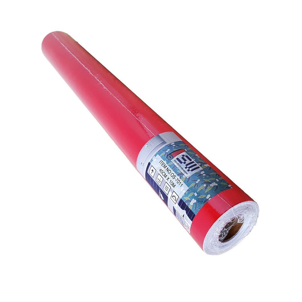 Самоклеющаяся пленка 67cm*10m (S) SW-00001513, Красный, Красный