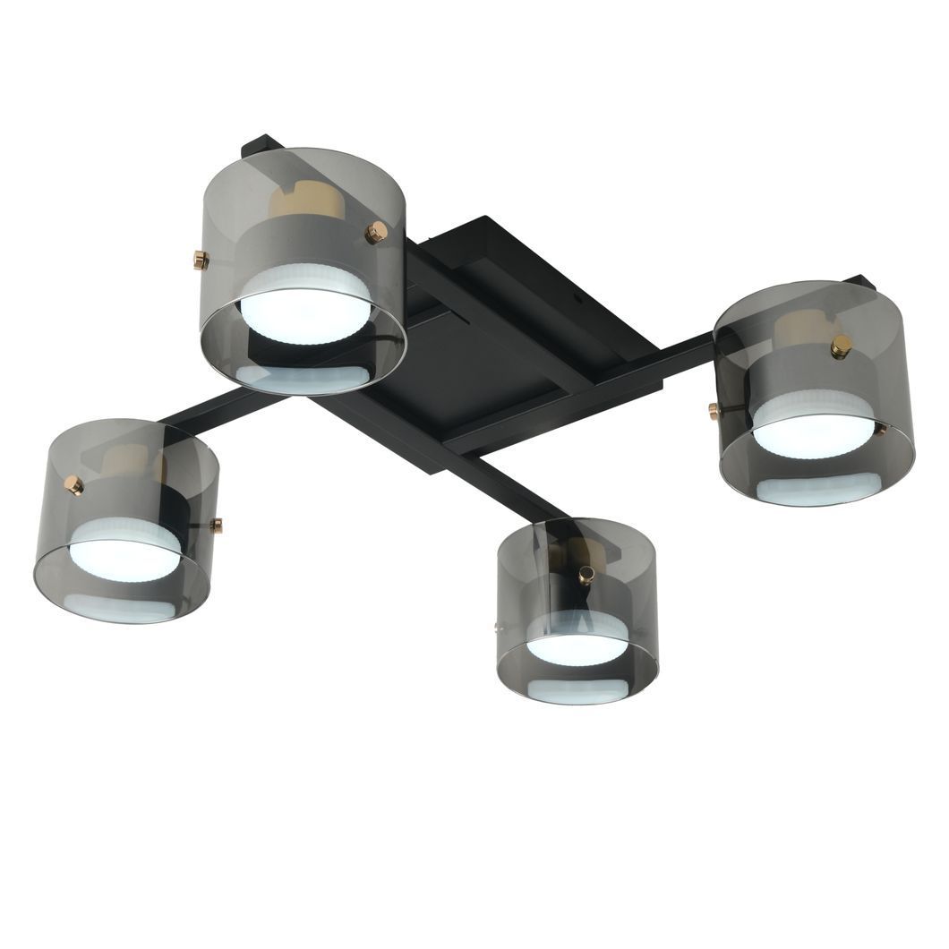 Люстра OPAL 4R GX53 580x580x150-BLACK/GOLD-230-IP20, Золотой