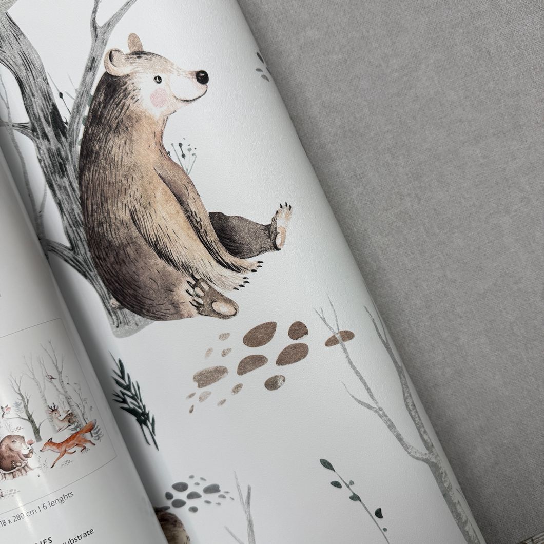 Обои виниловые на флизелиновой основе белые Rasch Kids' World 2 0,53 х 10,05м (300048)