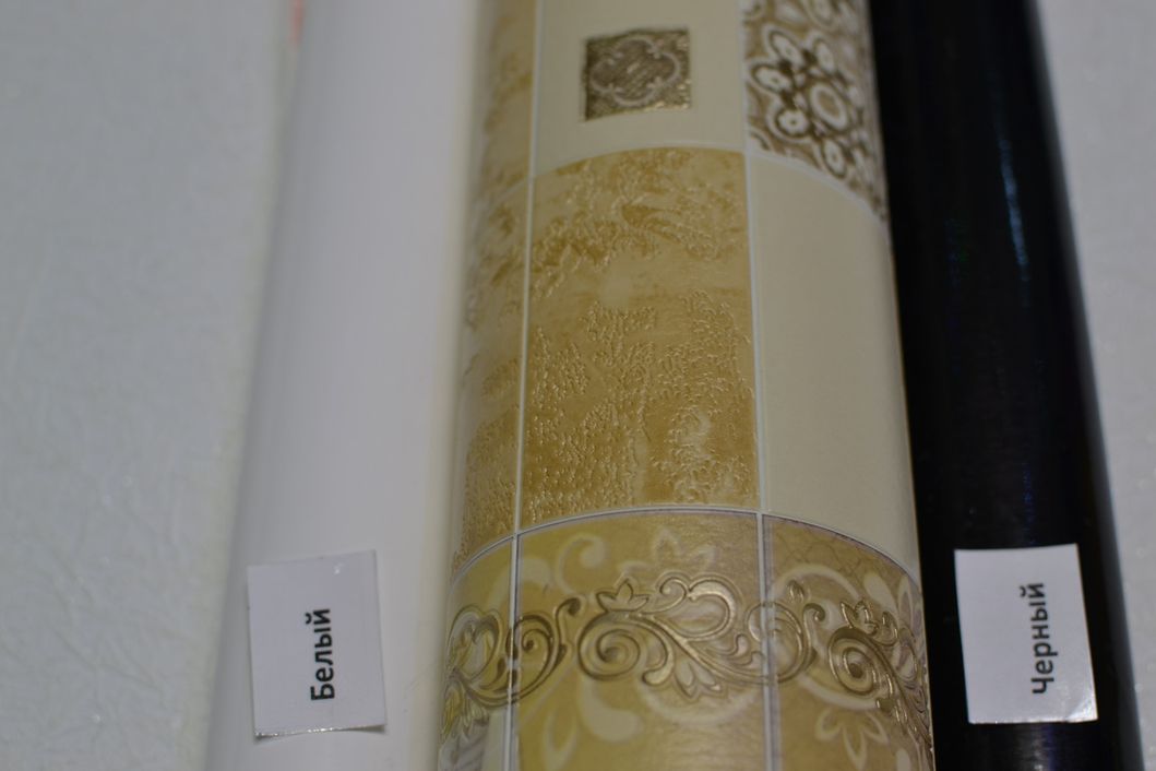 Обои виниловые на бумажной основе супер мойка Славянские обои Expromt B49,4 Дюшес желтый 0,53 х 10,05м (5609 - 05)