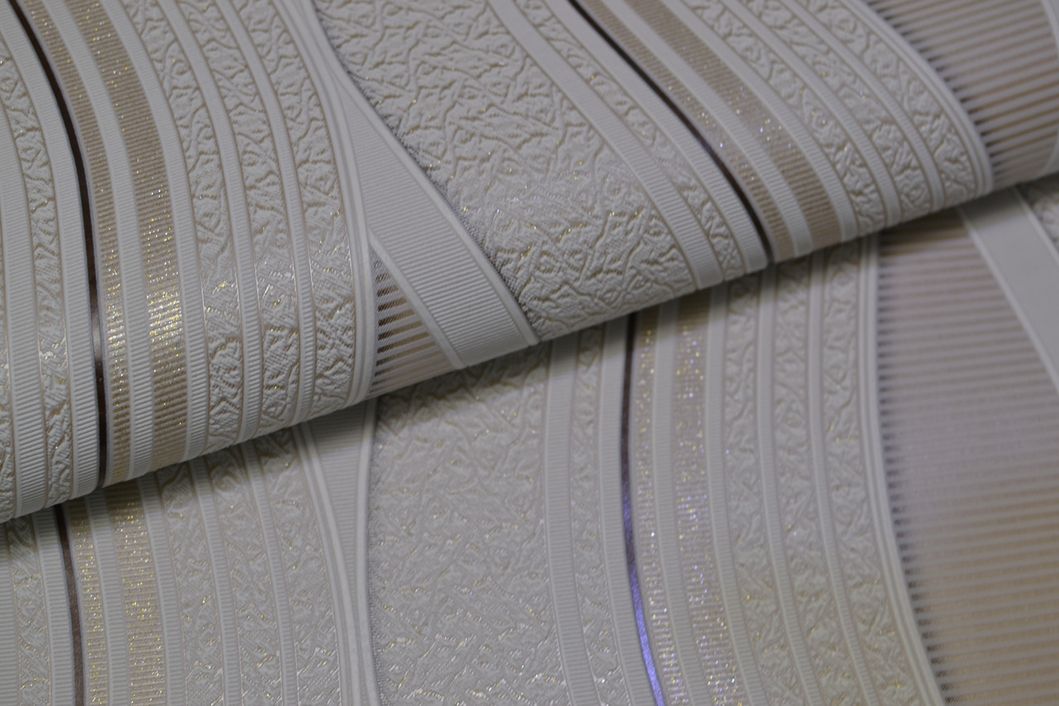 Шпалери вінілові на паперовій основі Слов'янські шпалери Comfort В53,4 Чарівниця 2 бежевий 0,53 х 10,05м (5688-01)