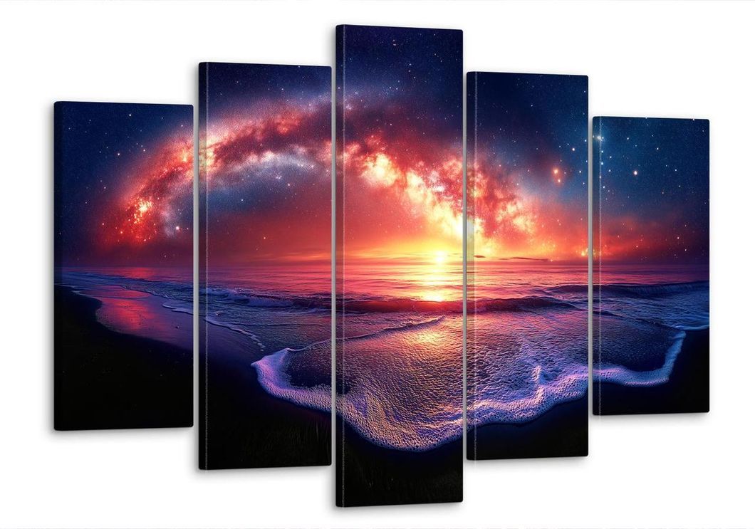 Модульна картина MAKO "Магія галактики" 80x125 см MK50501