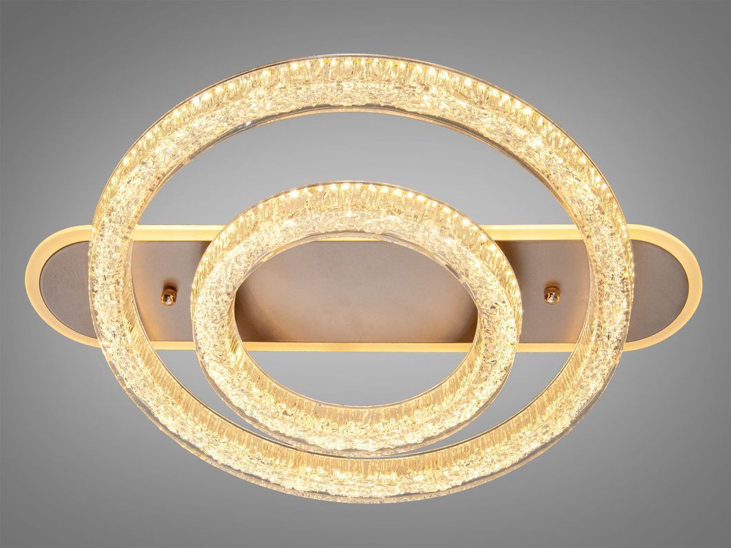Люстра стельова Diasha LED золото 80W пульт 14 м&sup2;