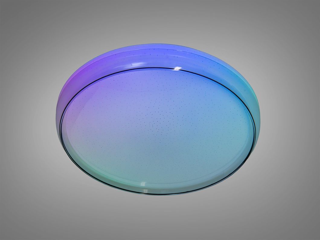 Люстра стельова Diasha Смарт біла RGB 70 Вт 12 м2, I-LINK додаток