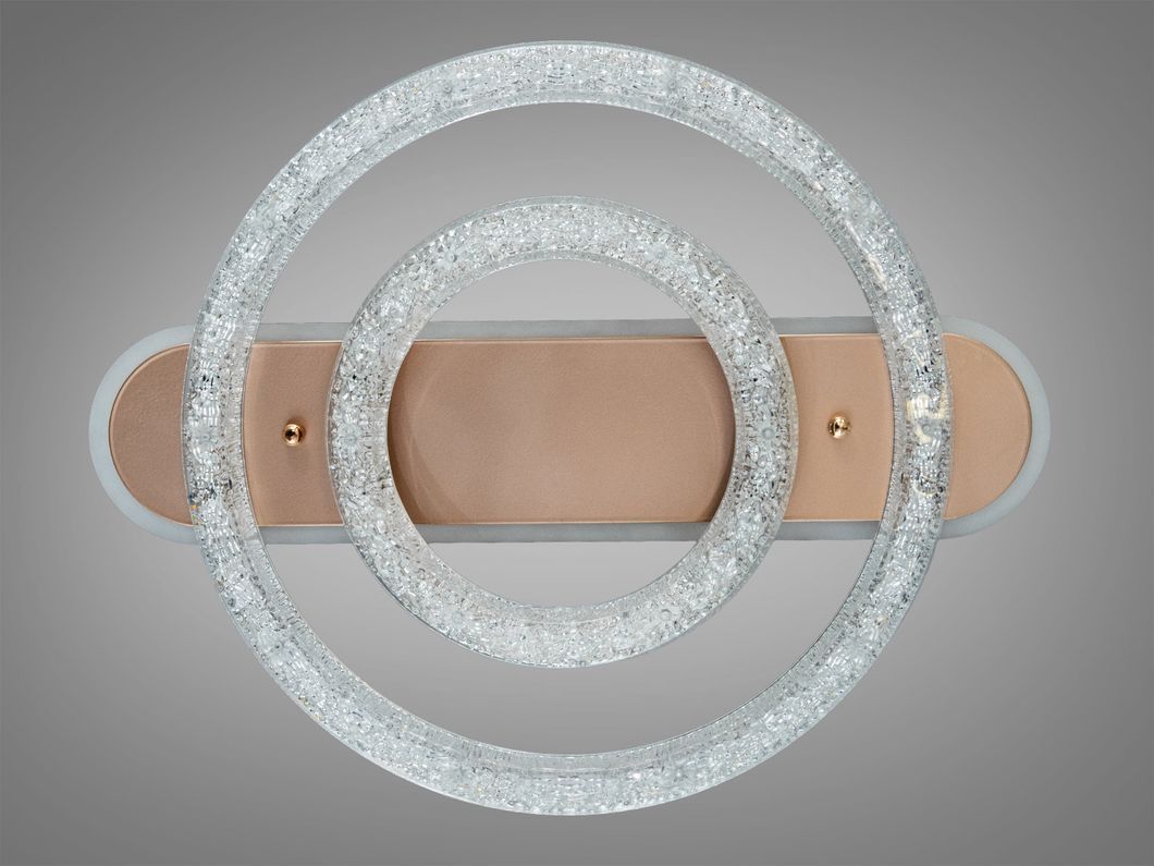 Люстра стельова Diasha LED золото 80W пульт 14 м&sup2;