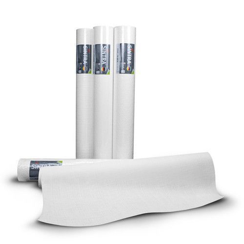 Обои виниловые на флизелиновой основе SINTRA Paint by (под покраску) белые 1,06х25,00м (541128), Белый4, Белый, +
