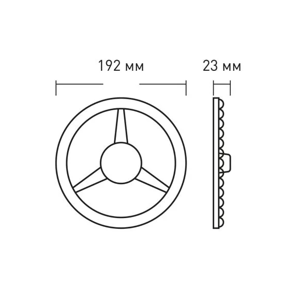 Світлодіодний модуль 1-MLM-1841-C MAXUS Led Module 18W 4100K Circle (1-MLM-1841-C), Білий4, Білий