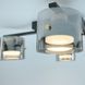 Люстра OPAL 4R GX53 580x580x150-BLACK/GOLD-230-IP20, Золотой
