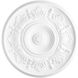 Розетка стельова кругла діаметр 52 см (200-520А), Білий, Білий