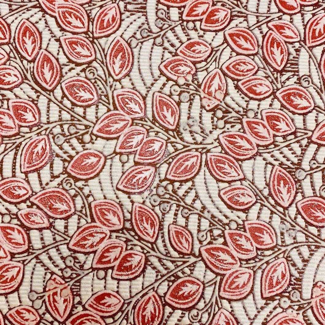 Шпалери вінілові на паперовій основі Слов'янські шпалери Comfort B39 Айрін червоний 1,06 х 10,05м (9418-06)