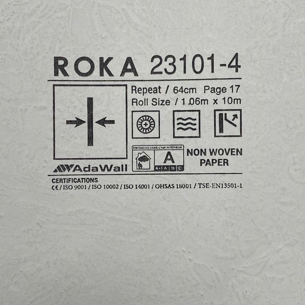 Обои виниловые на флизелиновой основе коричневый Roka AdaWall 1,06 х 10м (23101-4)