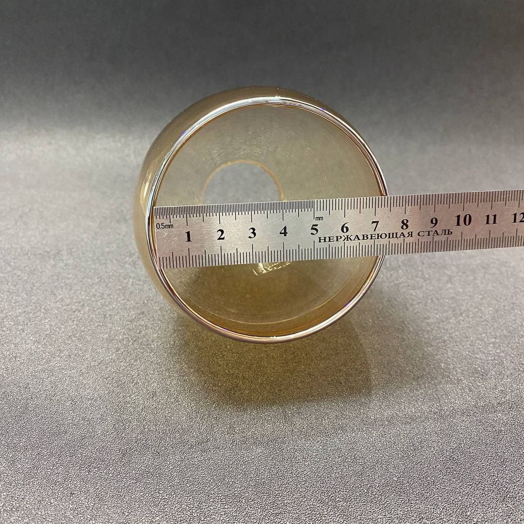 Плафон для люстри діаметр верхнього отвору 4,2 см висота 12 см (56498)