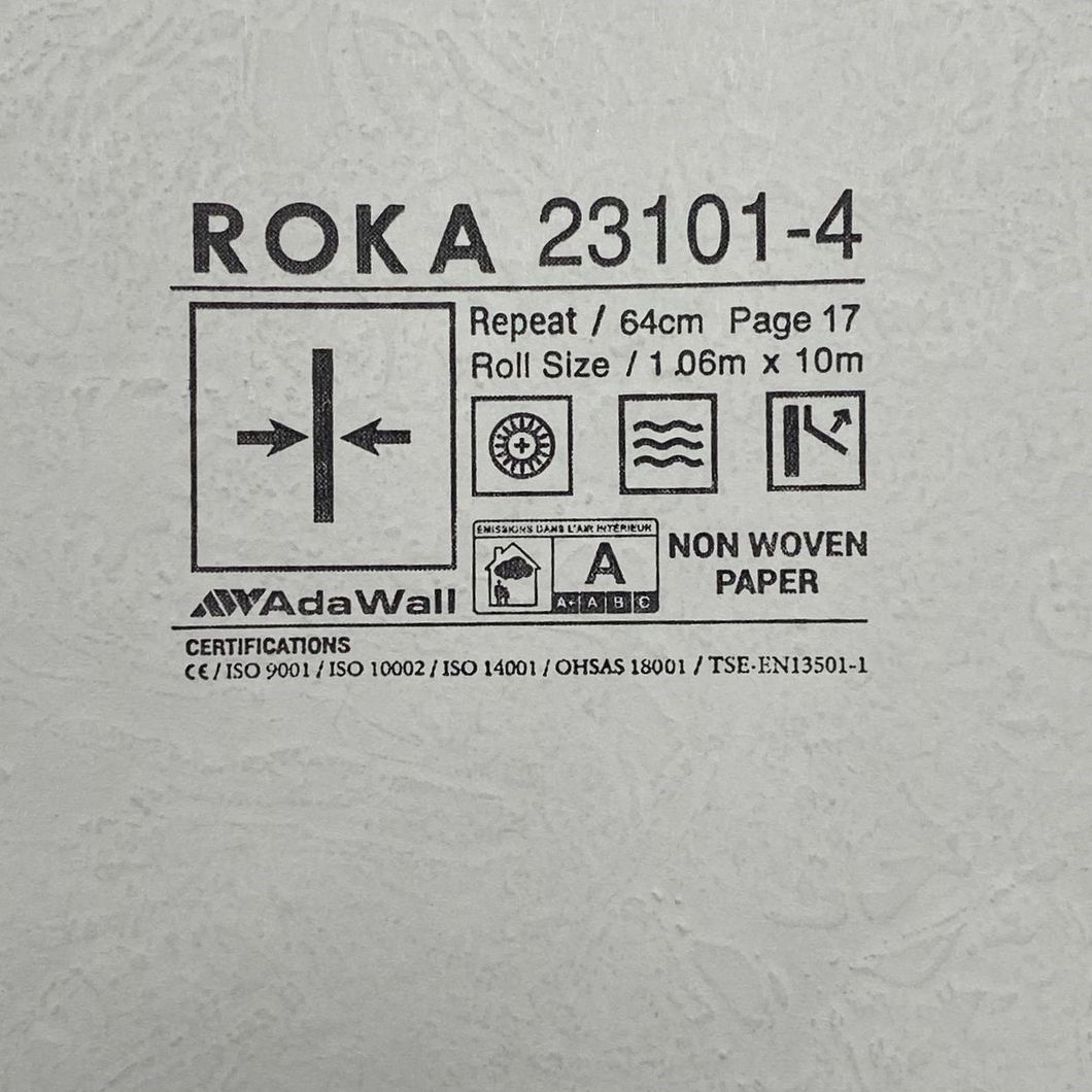Обои виниловые на флизелиновой основе коричневый Roka AdaWall 1,06 х 10м (23101-4)