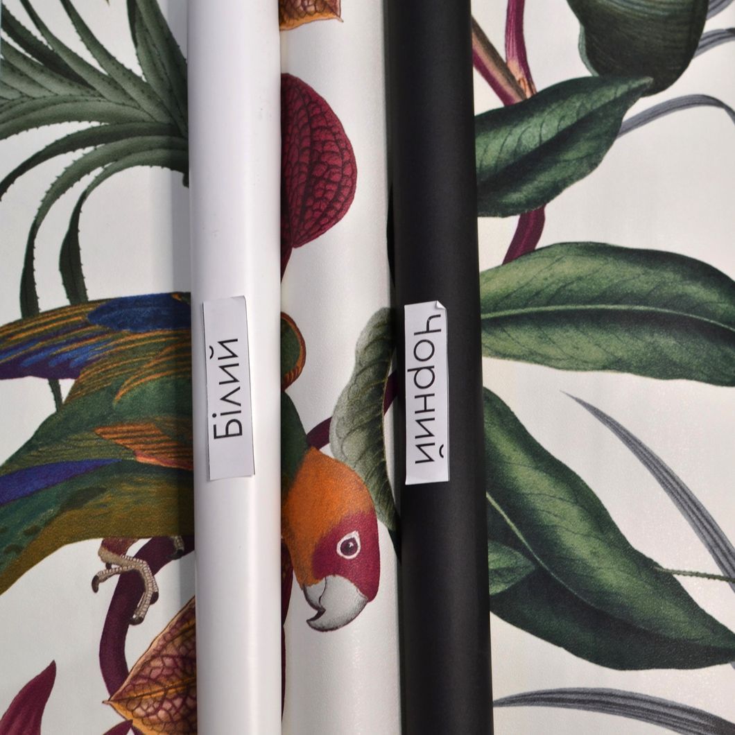 Шпалери вінілові на флізелиновій основі Superfresco Easy Parrot White білий 0,53х10,05 (108601)