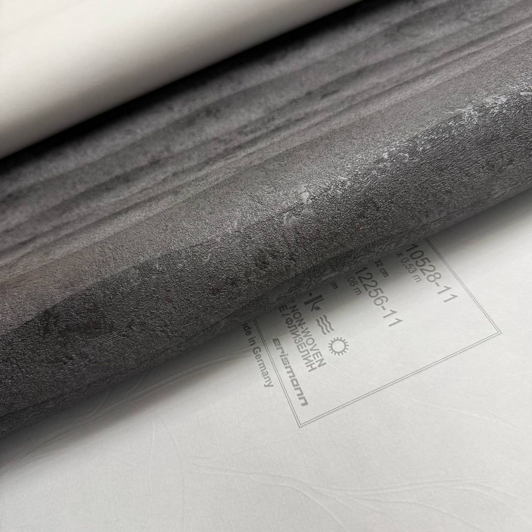 Обои виниловые на флизелиновой основе черные Erismann Fashion for Walls 5 1,06 х 10,05м (12251-15)