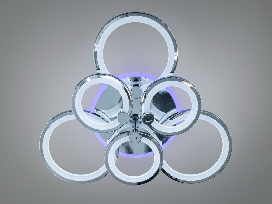 Потолочная люстра с диммером и LED подсветкой, 110W