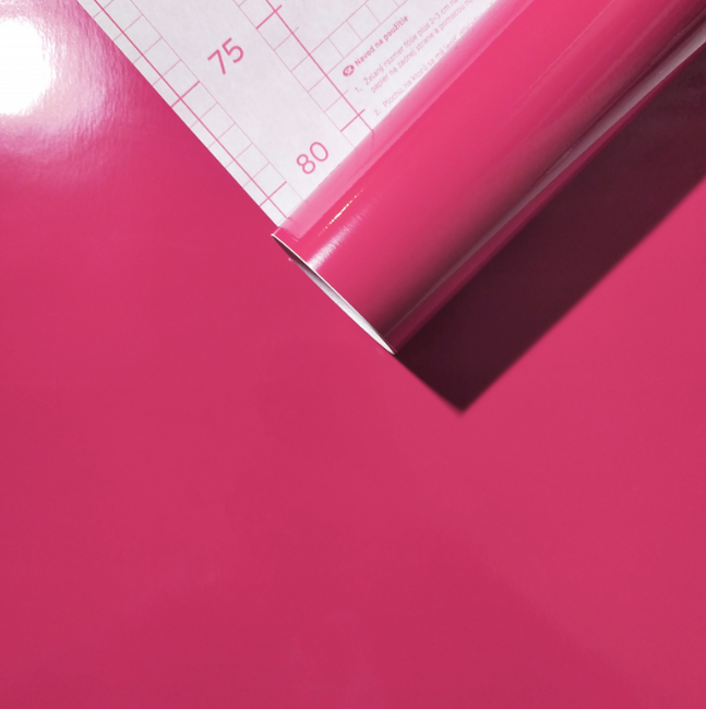 Самоклейка декоративна D-C-Fix Однотонна Magenta рожевий глянець 0,45 х 1м (200-2883), ограниченное количество, Рожевий, Рожевий