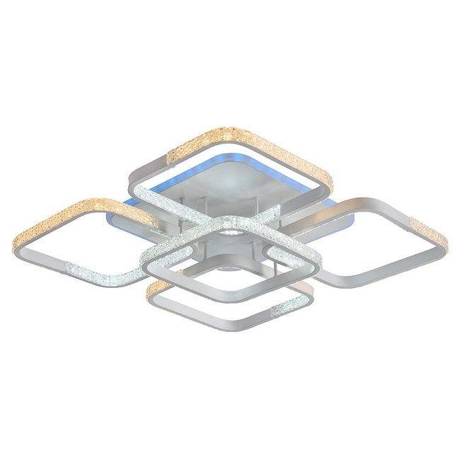 Светильник потолочный светодиодный INTEREES IS YZD5079, LED 96W, с пультом и APP, Белый, Белый4