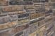 Панель стеновая декоративная пластиковая камень ПВХ "Пластушка коричневый" 978 мм х 496 мм (пк1), Коричневый, Коричневый