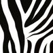 Самоклейка декоративна Patifix Зебра чорний глянець 0,45 х 1м (15-6495), Черный, Чорний