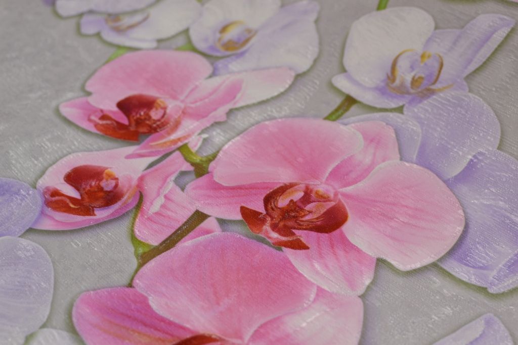 Шпалери вінілові на флізеліновій основі Слов'янські шпалери Elegance В121Фіона рожевий 1,06 х 10,05м (2354-03),
