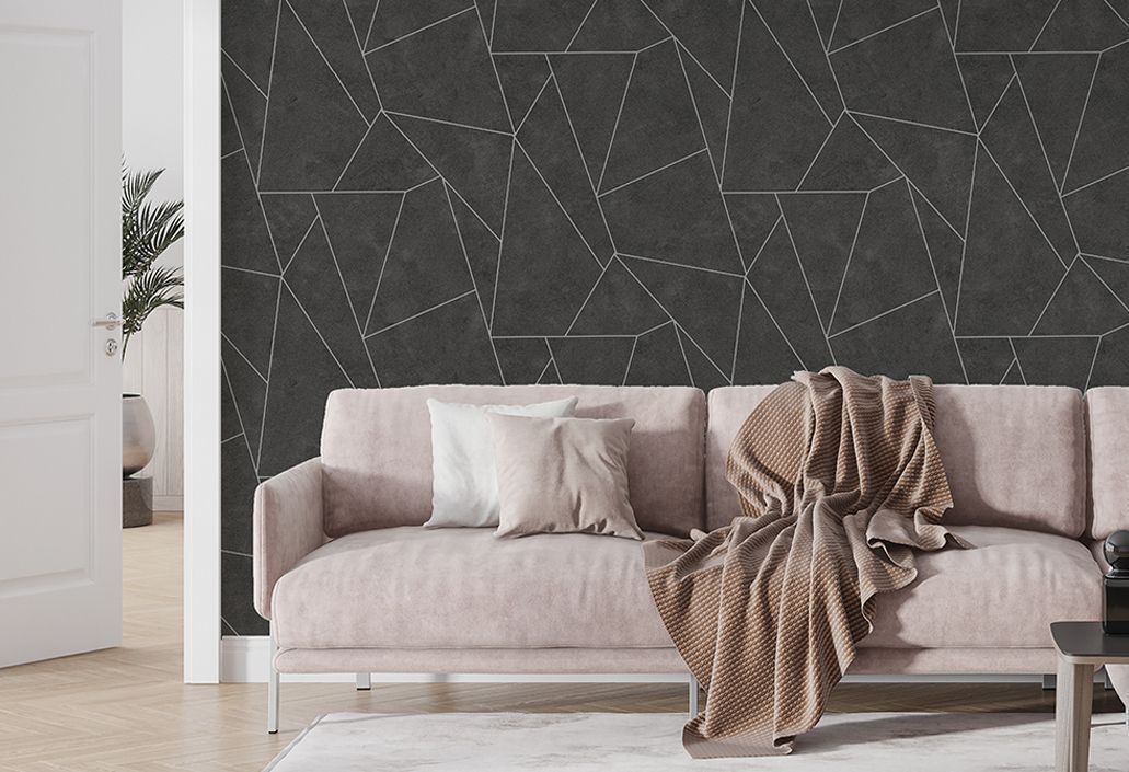 Шпалери вінілові на флізеліновій основі чорний DU&KA Lifestyle Style 1,06 х 10,05м (23130-4)