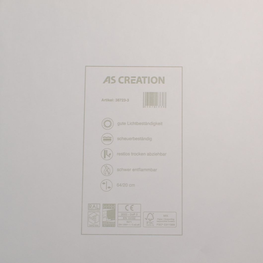 Обои виниловые на флизелиновой основе AS Creation Pint Walls чёрный 0,53 х 10,05м (38723-3)