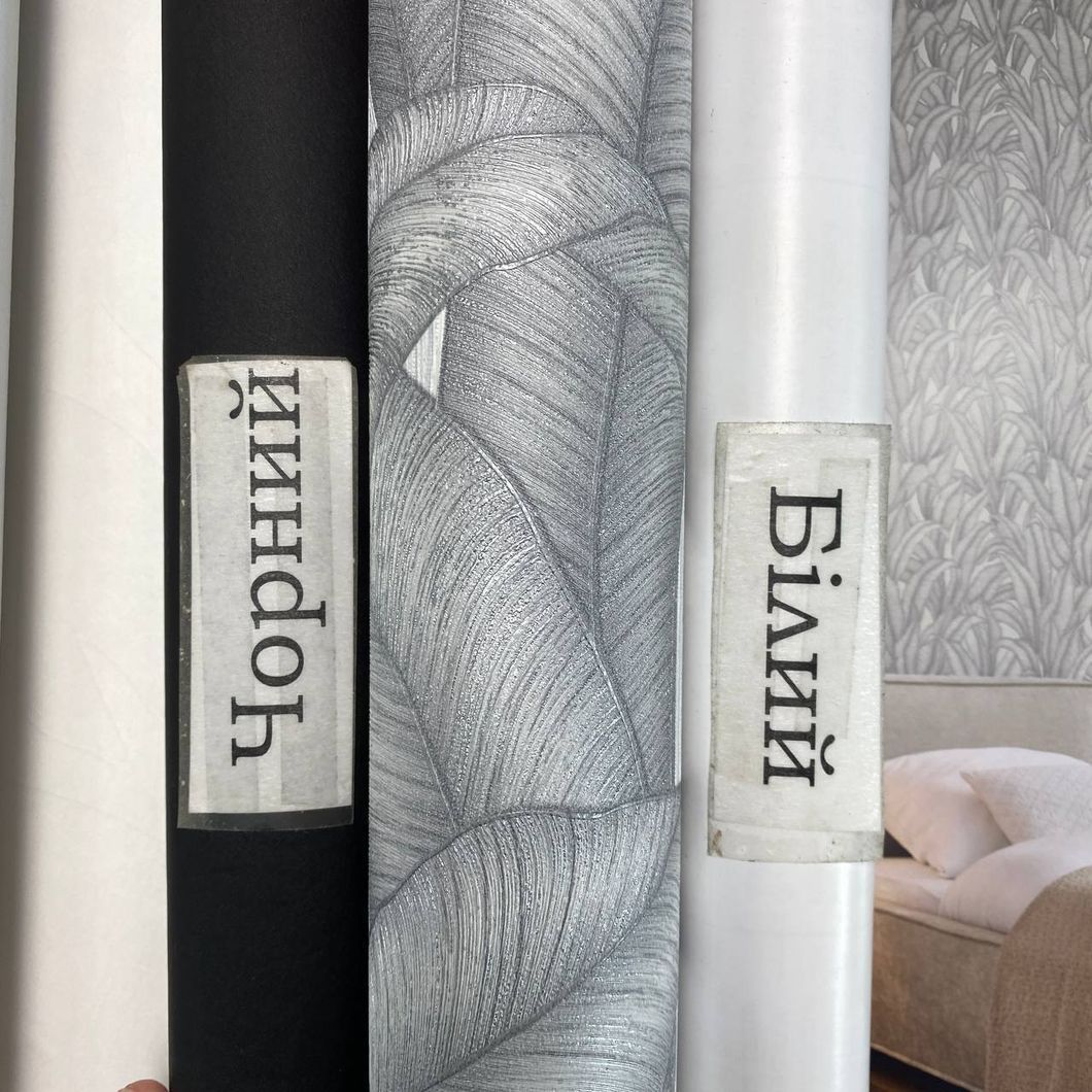 Обои виниловые на флизелиновой основе Erismann Fashion for Walls 4 Серебристые 1,06 х 10,05м (12181-31)