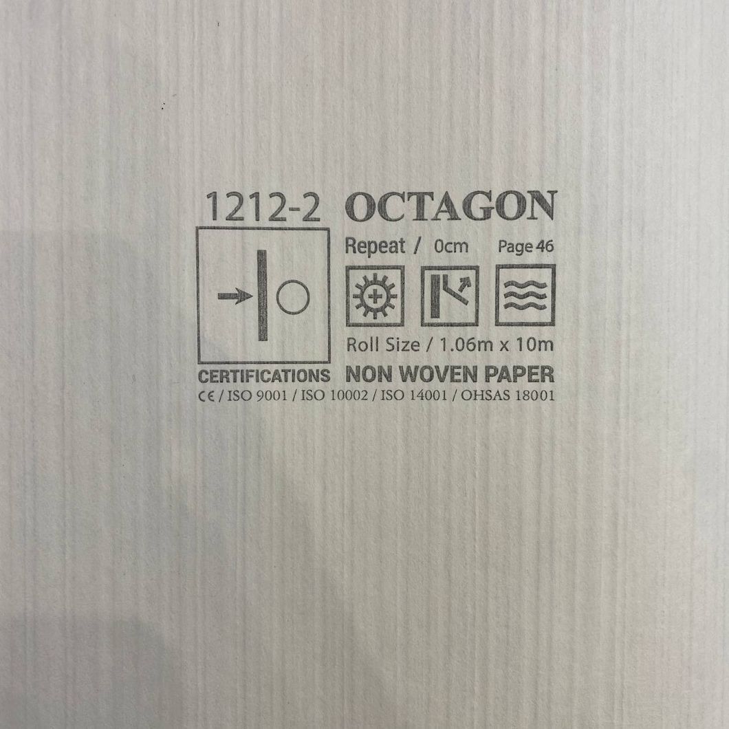 Шпалери вінілові на флізеліновій основі Octagon AdaWal бежевий 1,06 х 10,05м (1212-2)