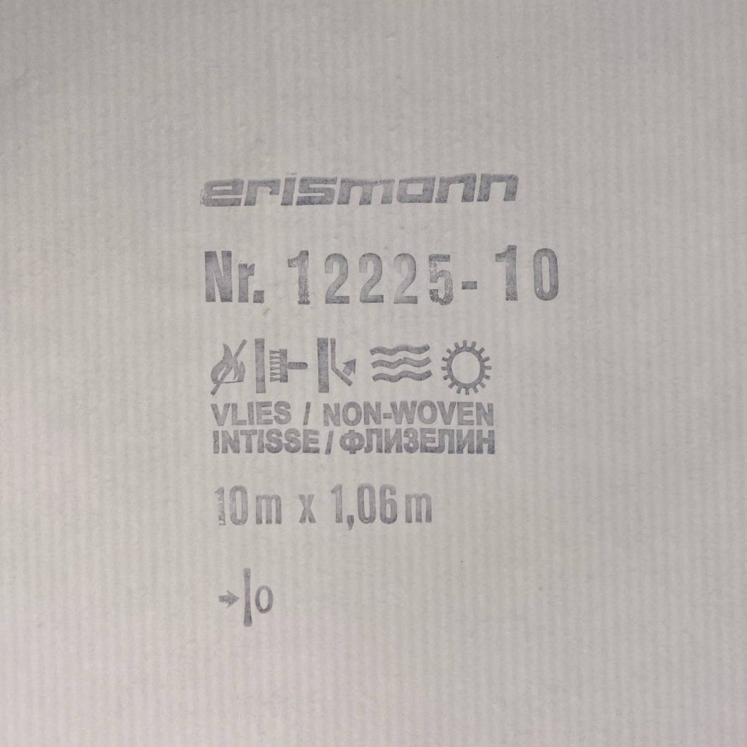 Обои виниловые на флизелиновой основе Erismann Melange светло-серый 1,06 х 10,05м (12225-10)