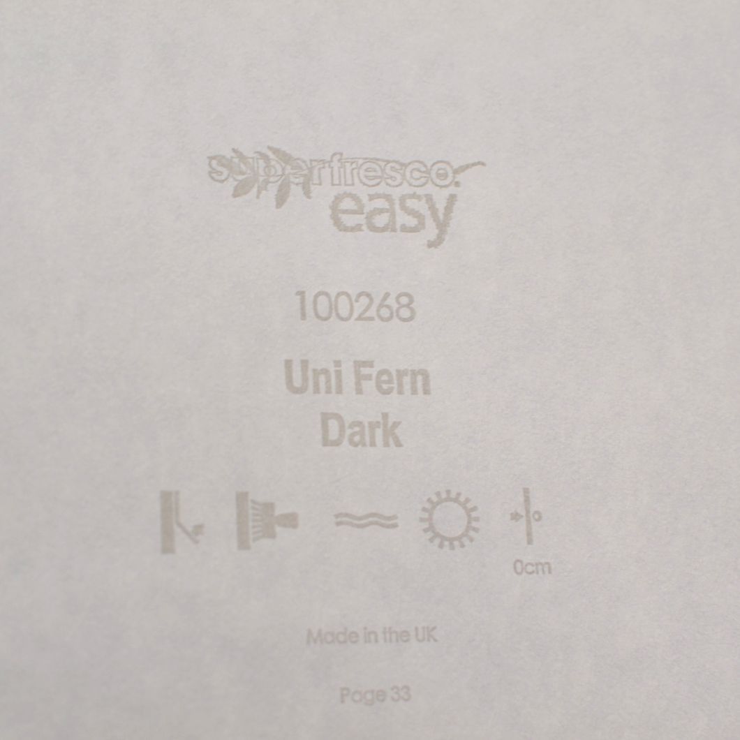 Обои виниловые на флизелиновой основе Superfresco Easy Uni Fern Dark тёмно-серый 0,53х10,05 (100268)