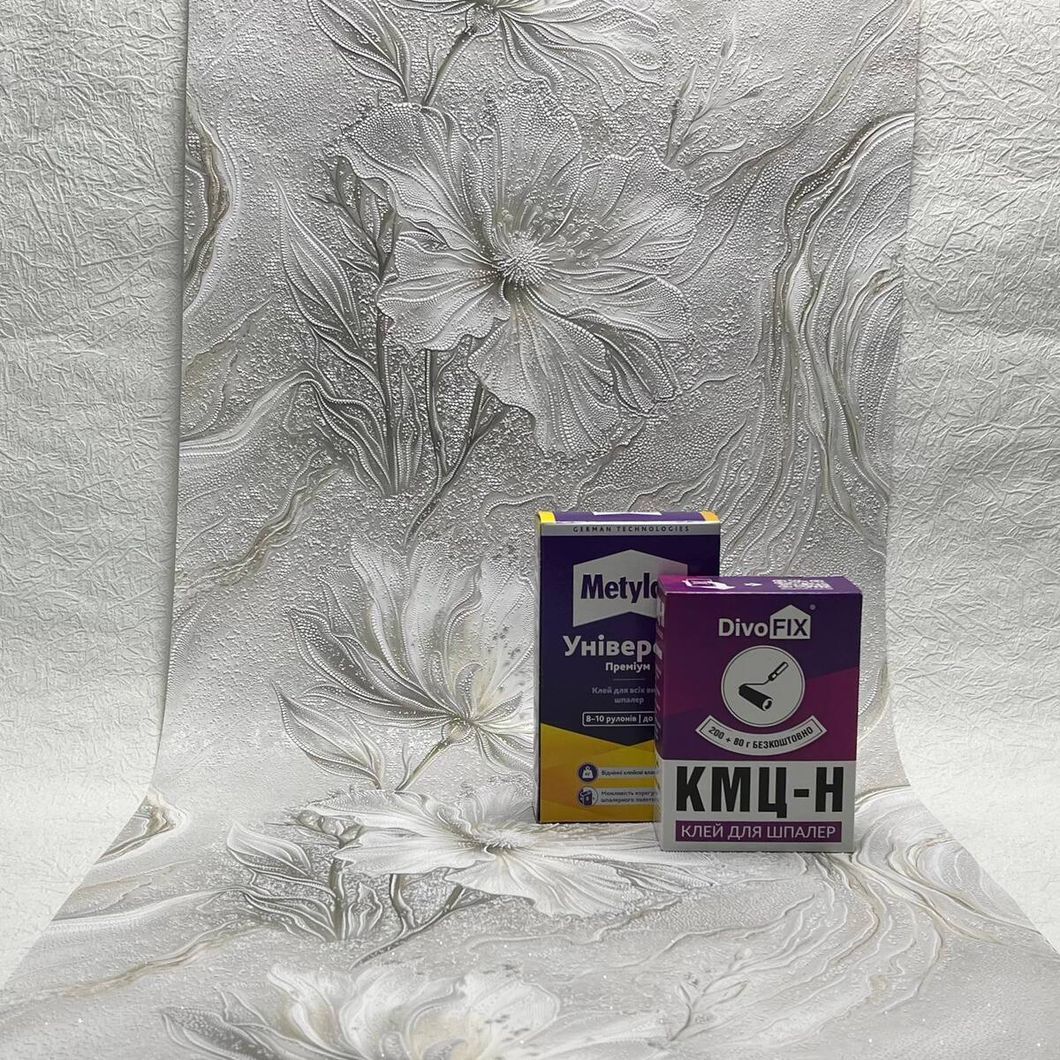 Обои акриловые на бумажной основе Славянские обои Garant В277 Мак оливковый 0,53 х 10,05м (7263-10)