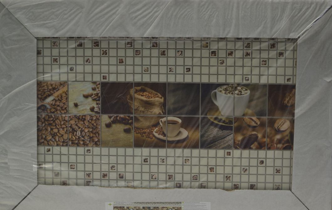 Набор панелей декоративное панно ПВХ "Кофе" 2766 мм х 645мм (пнК-3), Коричневый, Коричневый