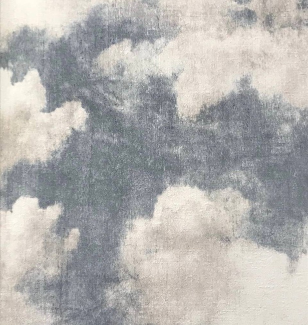 Шпалери вінілові на флізеліновій основі Rasch Clouds блакитний 1,06 х 10,00 м (974720)