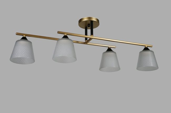 Люстра декоративна IS 96182/4 CPGD+BK, Золотий