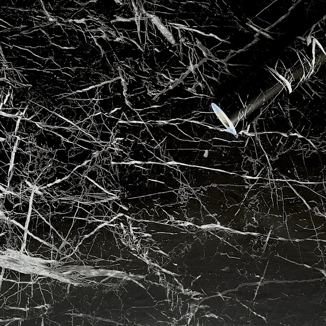 Самоклеюча декоративна плівка чорний мрамор з паутинкою 0,45Х10МХ0,07ММ (2029), Черный, Чорний