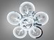 Потолочная LED-люстра с диммером и подсветкой, 90W