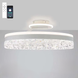 Керована світлодіодна люстра STELLA C ICE 90W 2R APP-500&times;215-WHITE/WHITE-220-IP20, матовий білий; прозорий; білий