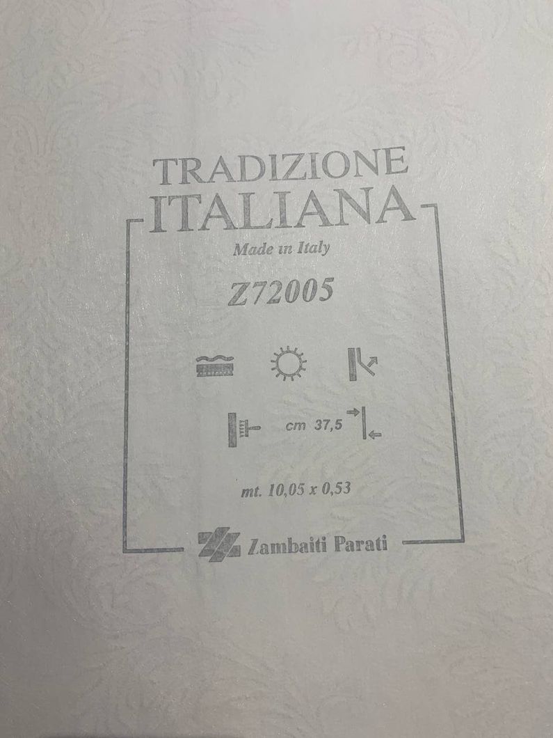 Обои виниловые на флизелиновой основе Zambaiti Parati Tradizione Italiana Золотистый 0,53 х 10,05м (Z72005)