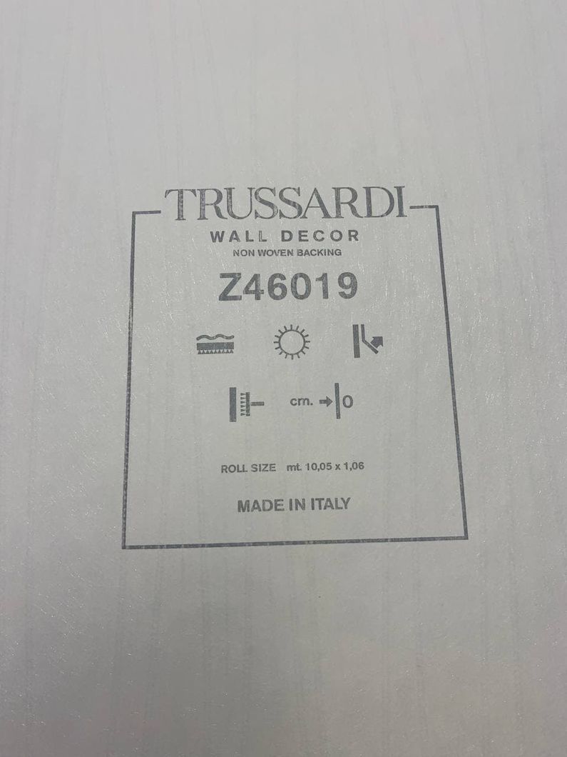Обои виниловые на флизелиновой основе Zambaiti Parati Trussardi 6 бежевый 1,06 х 10,05м (Z46019)