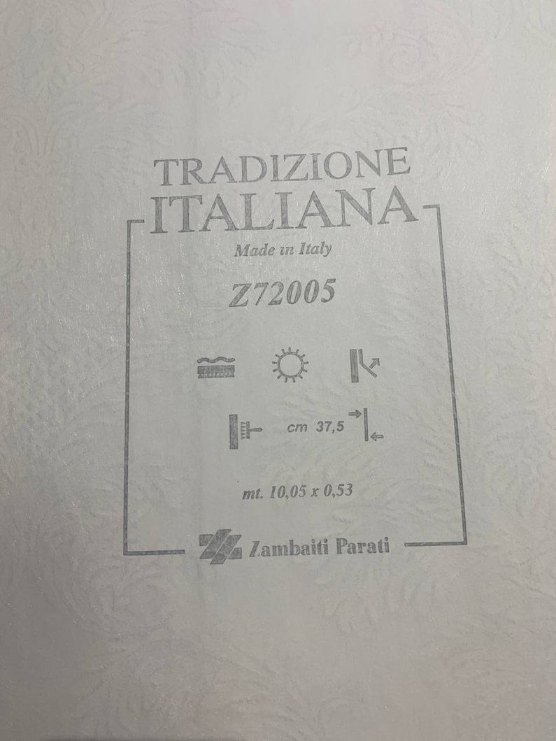 Обои виниловые на флизелиновой основе Zambaiti Parati Tradizione Italiana Золотистый 0,53 х 10,05м (Z72005)