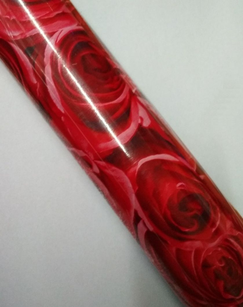 Самоклейка декоративная Gekkofix Розы красный глянец 0,45 х 1м (12679), Красный, Красный