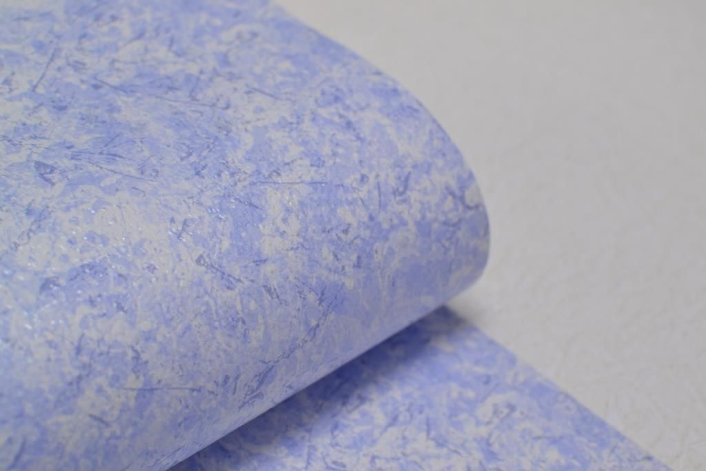 Шпалери паперові Слов'янські шпалери B27,4 блакитні 0,53 х 10,05м (4063-03)
