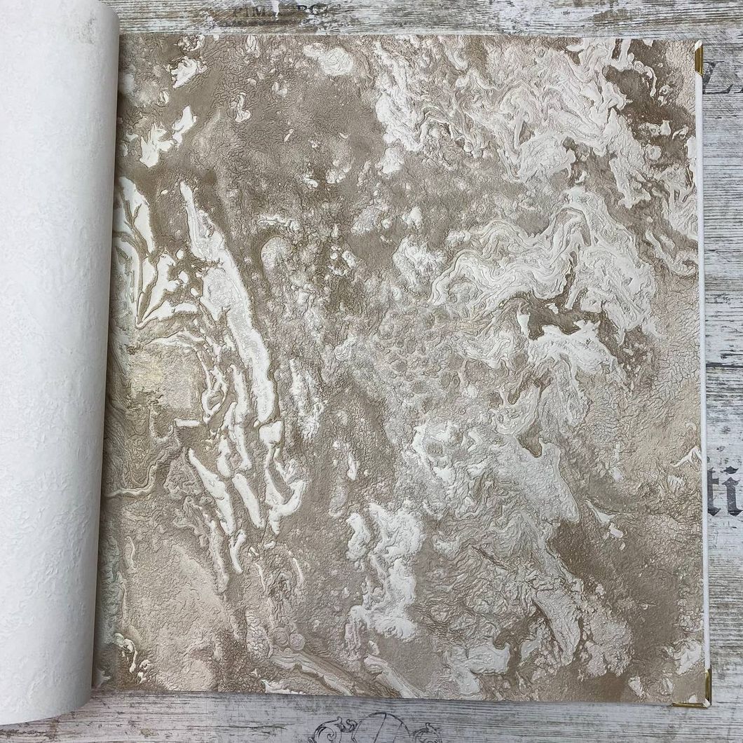 Шпалери вінілові на флізеліновій основі Emiliana Parati Carrara темно-бежевий 1,06 х 10,05м (84614)