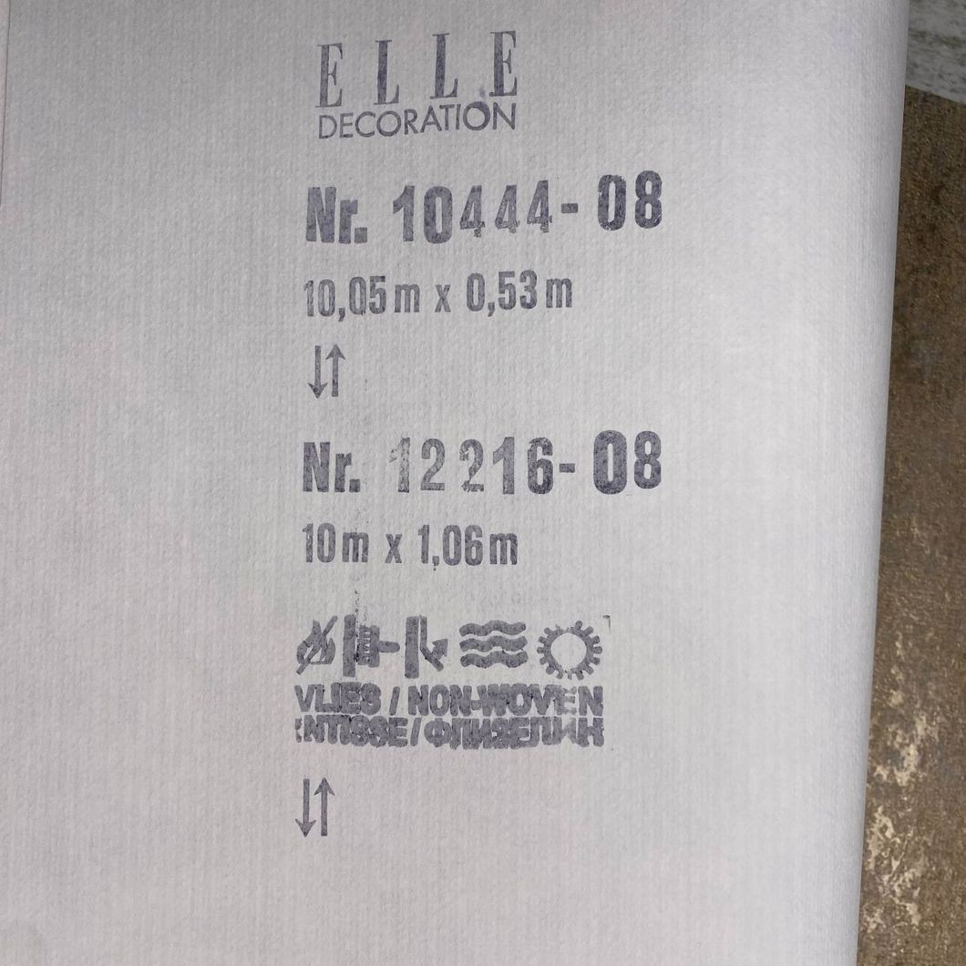 Шпалери вінілові на флізеліновій основі Сині Erismann Elle 4 1,06 х 10,05м (12216-08)